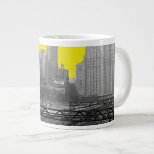 Chicago Rail Yards Michigan Avenue 1960er Foto Jumbo-Tasse