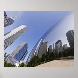 Chicago Reflections Poster
