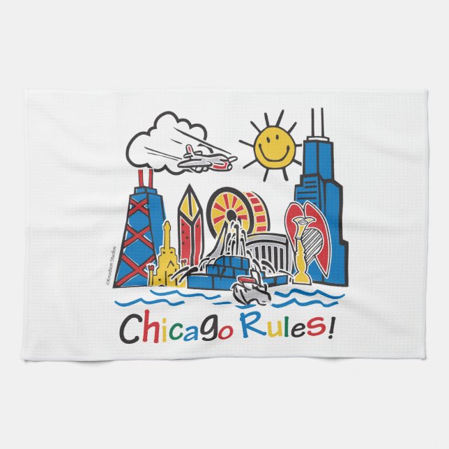 Chicago Regeln Handtuch (Horizontal)