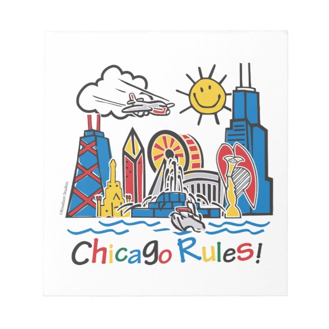 Chicago Regeln Notizblock (Vorderseite)