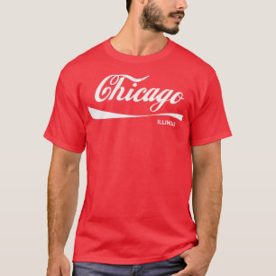Chicago Retro verblasstes Design T-Shirt