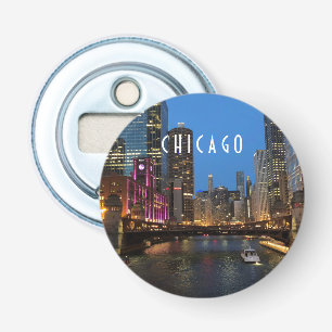 Chicago River bei Nacht Flaschenöffner