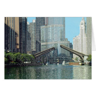 Chicago River Columbus Antriebs-Boots-Szene