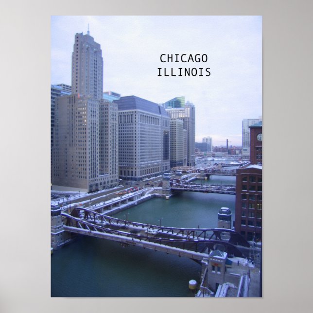 Chicago River Poster (Vorne)