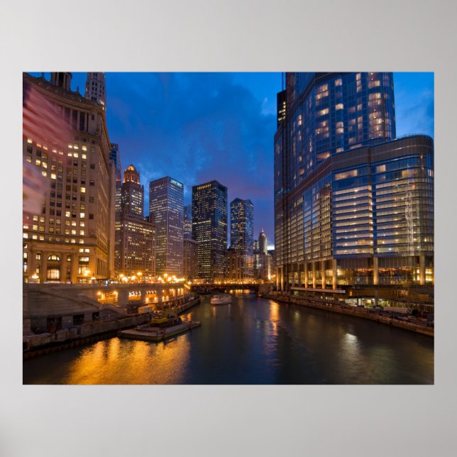 Chicago River Poster (Vorne)