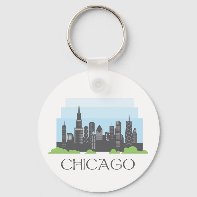 Chicago Schlüsselanhänger (Vorderseite)