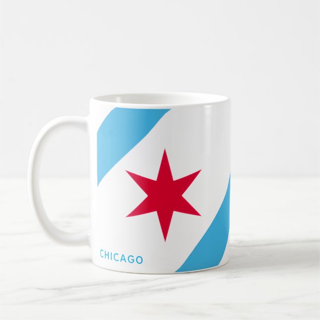 Chicago-Sechsstern Kaffeetasse (Links)