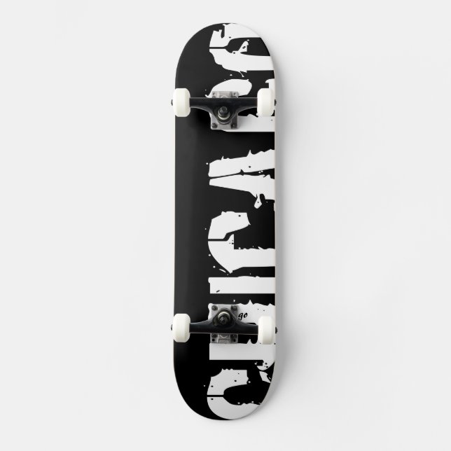 Chicago - Skateboard im urbanen Stil (Vorderseite)