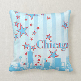 Chicago Skyline Accent Pillow Kissen