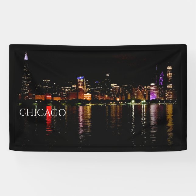 Chicago Skyline Banner (Horizontal)
