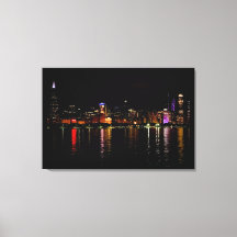 Chicago Skyline bei Nacht