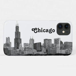 Chicago Skyline Etched Case-Mate iPhone Hülle
