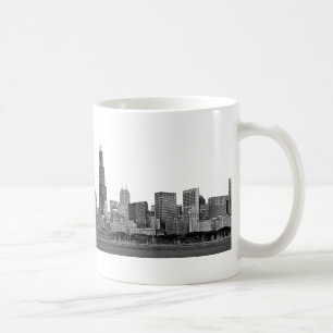 Chicago Skyline geätzt Kaffeetasse