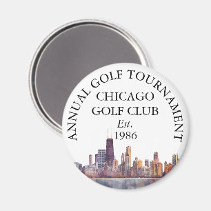 Chicago Skyline Golf Club Turnier individuell Magnet