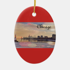 Chicago Skyline Keramikornament