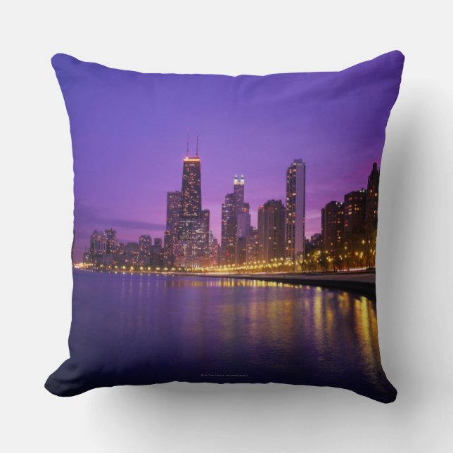 Chicago-Skyline Kissen (Vorderseite)