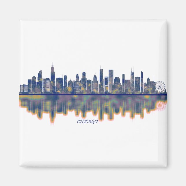 Chicago Skyline Magnet (Vorne)