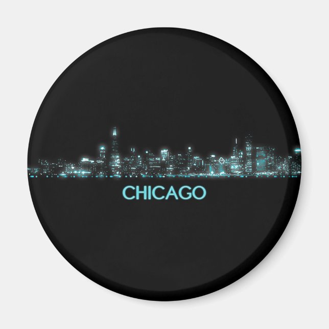 Chicago Skyline Magnet (Vorne)