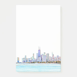 Chicago Skyline Post-it-Notes Post-it Klebezettel