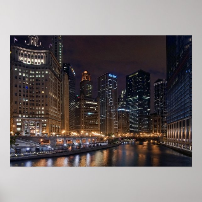 Chicago Skyline Poster (Vorne)