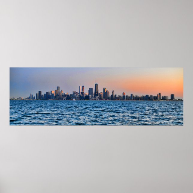 Chicago Skyline Poster (Vorne)