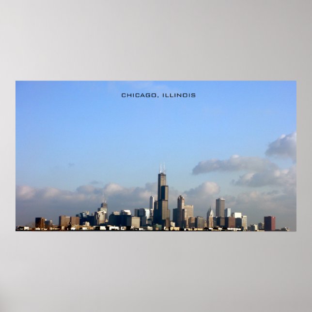 Chicago Skyline Poster (Vorne)