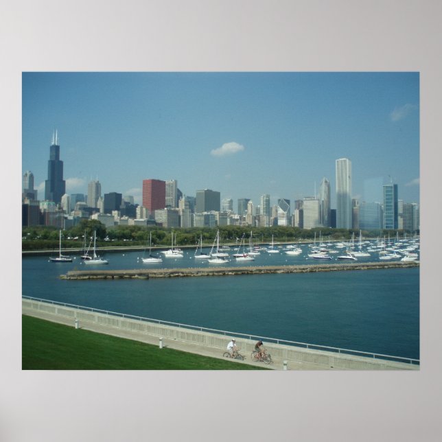 Chicago Skyline Poster (Vorne)