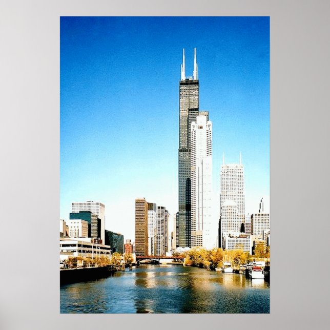 Chicago Skyline Poster (Vorne)