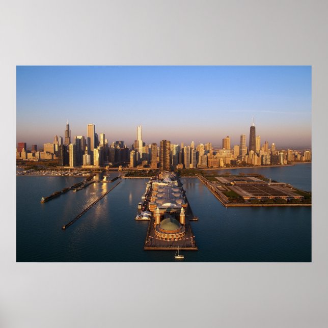 Chicago Skyline Poster (Vorne)