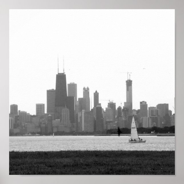 Chicago Skyline Poster (Vorne)
