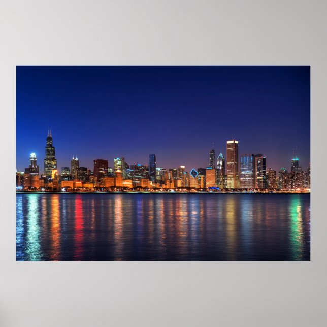 Chicago Skyline Poster (Vorne)