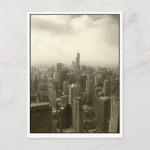 Chicago Skyline Postkarte