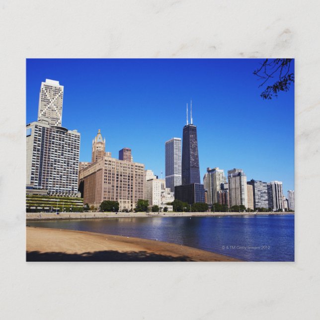 Chicago Skyline. Postkarte (Vorderseite)