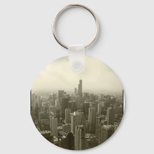 Chicago Skyline Schlüsselanhänger (Vorderseite)