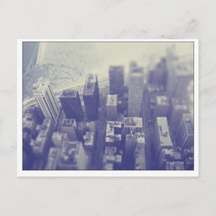 Chicago Skyline Seeblick Postkarte