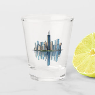 Chicago Skyline Shot Glass Schnapsglas