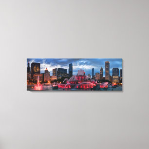 Chicago Skyline sur Toile 12x36