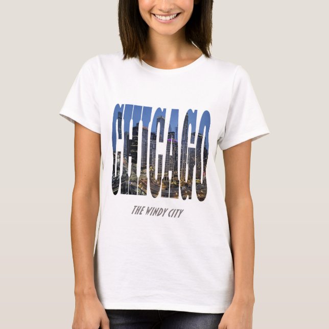 Chicago Skyline T-Shirt (Vorderseite)