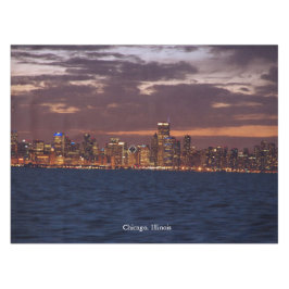 Chicago Skyline tablecloth Tischdecke