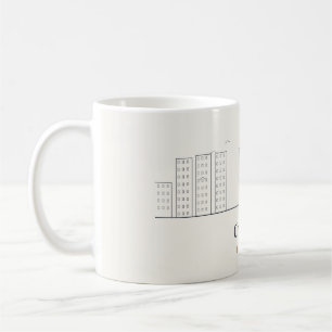 Chicago-Skyline-Tasse – Illinois Line Art Kaffeetasse