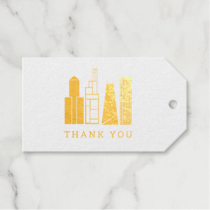 Chicago Skyline Vielen Dank Geschenkanhänger