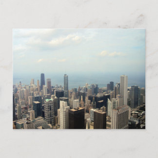 Chicago Skyline View From Willis Tower Postkarte