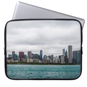 Chicago skylinechicago, Skyline, Luft, Architekt Laptopschutzhülle