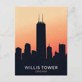 Chicago Skyscraper Postkarte