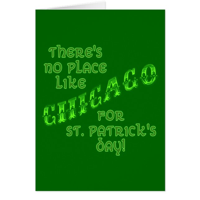 CHICAGO St Patricks Day (Vorne)