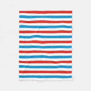 Chicago Stadt USA Amerika Flagge Streifen Muster b Fleecedecke