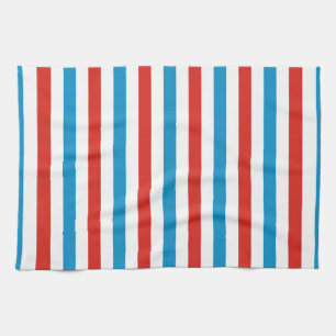 Chicago Stadt USA Amerika Flagge Streifen Muster b Geschirrtuch