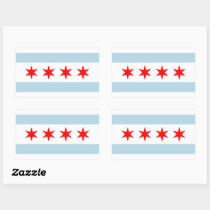 Chicago-Stadtflagge individuelle Aufkleber