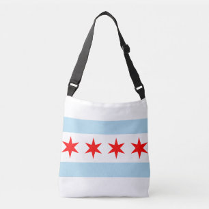 Chicago-Stadtflagge Tragetaschen Mit Langen Trägern