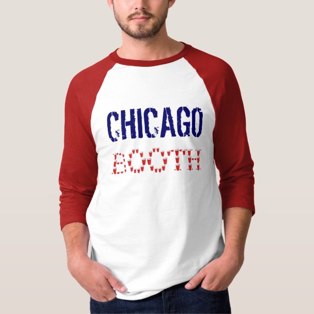 CHICAGO-STAND-BIER PONG JERSEY T-Shirt (Vorderseite)